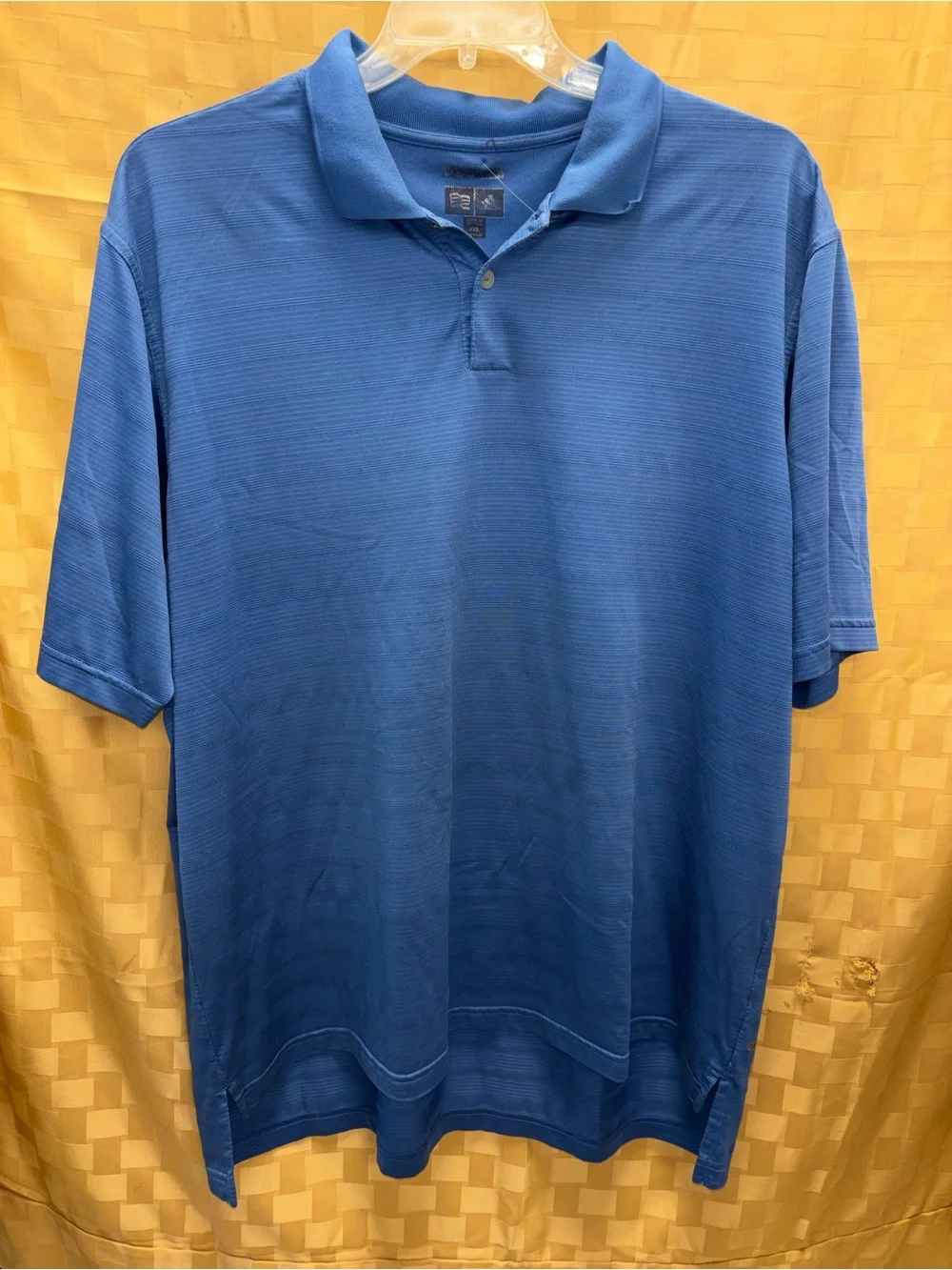 adidas Men's Royal Blue Short Sleeve Polo